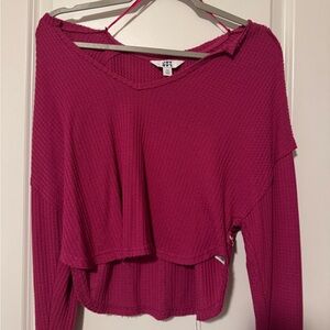 JoyLab Fuchsia Crop Top